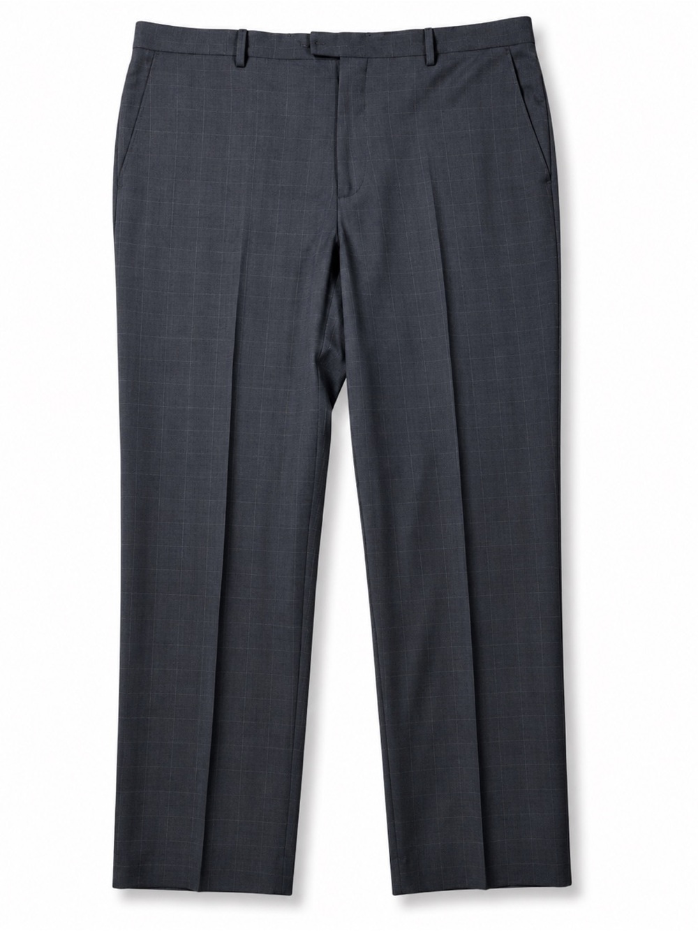 Louis Raphael Tailored Men’s Dress Pants Navy Windowpane